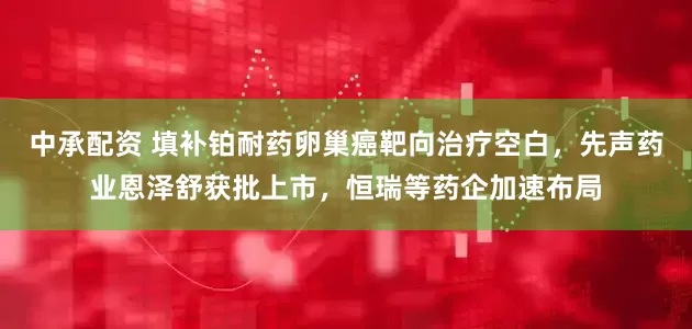 中承配资 填补铂耐药卵巢癌靶向治疗空白，先声药业恩泽舒获批上市，恒瑞等药企加速布局